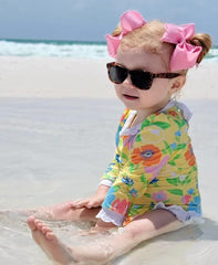 Wee Ones medium pearl bow on clips offers versatile accessory for schooldays.