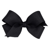 Wee Ones mini classic grosgrain bow on WeeStay clip keeps hairstyle secure all day.