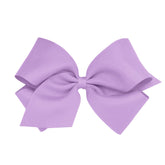 Wee Ones plain wrap grosgrain bow with WeeStay clip for secure all day wear