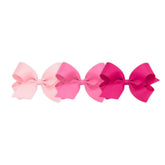 Wee Ones WeeStay large light pink clip securing fine hair during busy days