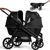 Weego wagon-stroller all-terrain ride highlights lightweight portability for travel