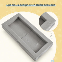 WeeGuruu ash floor mode highlights stable travel bed option.