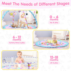 WeeHomm soft balls ball pit option enhancing grasping and coordination