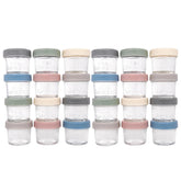 WeeSprout 4oz glass jar with lid for batch meal prep and portion control.