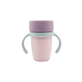 WeeSprout baby training cup with removable handles for easy grip and self-feeding.