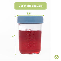 WeeSprout breastmilk storage jar preserves freshness and portability.