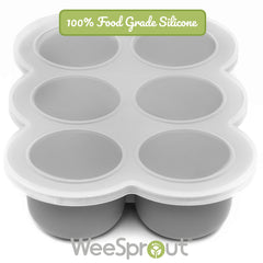 WeeSprout tray being washed in dishwasher highlights quick, effortless cleanup.