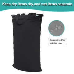Wegreeco hanging bag folded for compact travel space.