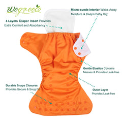 Wegreeco patterns variety—bright options for boys or girls.