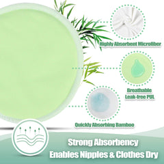 Wegreeco nursing pads reusable and washable for eco-friendly saving