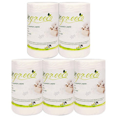 Wegreeco unscented diaper liners pack close-up showing soft, fragrance-free protection for baby skin.