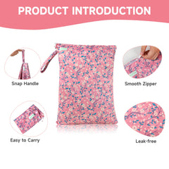 Wegreeco bag snap-handle attachment for stroller or diaper bag, easy on-the-go access