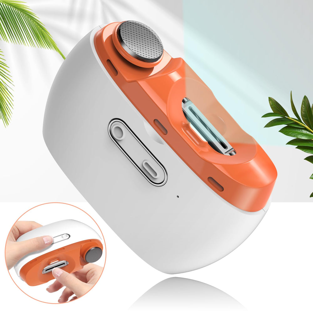 WEIHUINET 3-in-1 nail clipper with LED light for precise baby nail trimming.