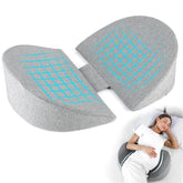 WEIKA pregnancy pillow 30-degree wedge supports side sleeping with belly cradle.