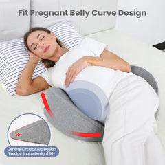 WEIKA adjustable dual-wedges design allows growing bellies and personalized support