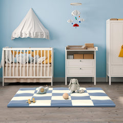 Weizzer Toys memory-foam padding closeup showing plush, supportive surface for crawling.