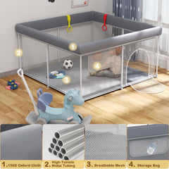 WEKSI foldable playpen assembly step β quick setup for on-the-go parents.