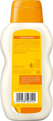 Weleda Calendula bath pour promoting smooth distribution for calm bath time