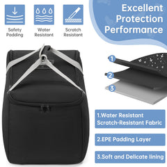WELIDAY bottom cushioning protects bag against wear and friction