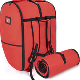 WELIDAY padded car seat travel bag side pockets—stow travel essentials for quick access.