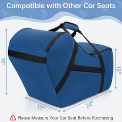 WELIDAY padded handles travel bag for comfortable grip during airport transfers
