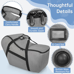 WELIDAY travel bag in durable water-resistant fabric for mess-free travel.