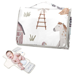 WELLDAY head pillow 15mm support for baby comfort during changes.