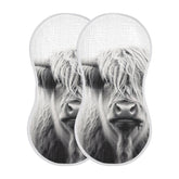 WELLDAY burp cloths with 4-layer cotton absorbency for mess control