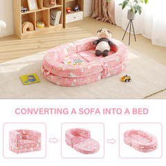 Welnow travel toddler bed 3in1 glow patterns illuminate bedtime adventures