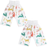 WELOMELO waterproof diaper pants rabbit front view for active toddlers