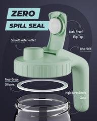 WEMOH CPC-certified BPA-free bottle emphasizes baby-safe materials and worry-free storage.