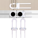 WENPENG sliding cabinet locks show adjustable, tool-free child safety for cabinets