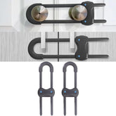 WENPENG sliding cabinet locks close-up highlighting durable ABS material for childproofing.