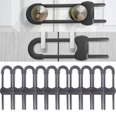 WENPENG sliding cabinet locks packaging showing a 10-pack for baby-proofing safety