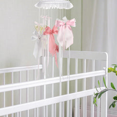 Wenqik crib mobile soft felt material ensures a safe, cozy nursery accessory