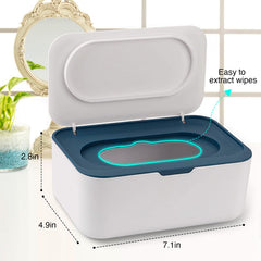 Wenvastree easy-open-close lid enables quick one-handed wipe access.