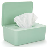 Wenvastree baby wipes dispenser top view showcases compact, portable design.