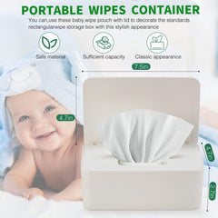 Wenvastree large-capacity wipe box fits most brands.