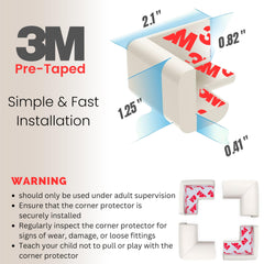 WEPOL corner protector on kitchen cabinet edge helps prevent sharp contact