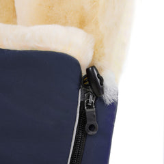 Werner Christ Flims Luxe fleece flap and draft protection in action.