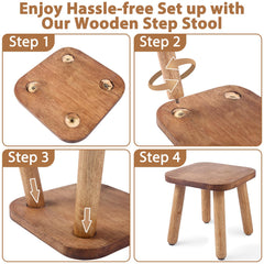 Wesketch bathroom step stool supports safe toddler use and reach