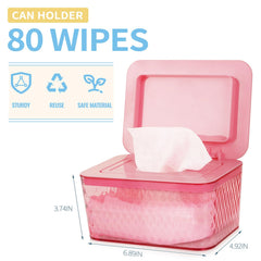 Whiidoom wipes dispenser one-handed operation demonstrates convenient use while holding a baby