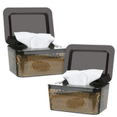 Whiidoom wipes dispenser transparent design shows remaining wipes for timely refills at a glance