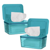 Whiidoom wipes dispenser with transparent design for easy visibility and quick refills.