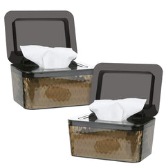 Whiidoom wipes dispenser transparent design shows remaining wipes for timely refills at a glance