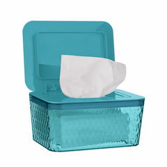 Whiidoom wipes dispenser transparent front view showing clear refill visibility for timely restocks
