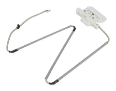 Whirlpool W10810403 lock front view demonstrates authentic OEM part for secure operation.
