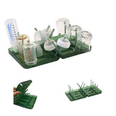 WHNL travel bottle drying rack highlights 16 ribs for organized, efficient drying after feeds.