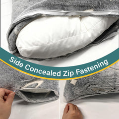 Wibeelee soft plush fabric closeup highlights fluffy touch and everyday comfort.