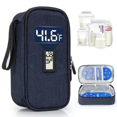 WIBOND breast milk cooler with real-time temp display for on-the-go monitoring